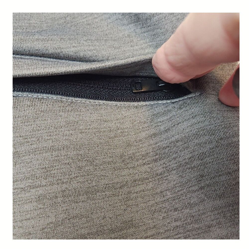 Uniqlo Winter Mens Joggers Gray Sweatpants Warm Thick Pockets Draw String Size S - Picture 4 of 8